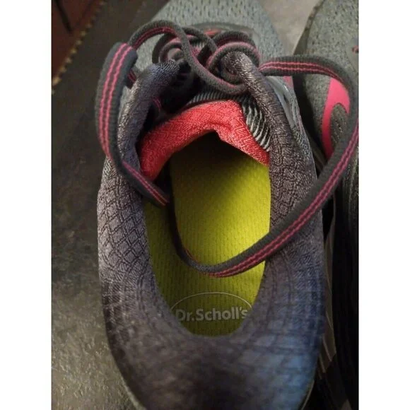 Brooks Adrenaline GTS 18 Gray Pink Lace Up Running Shoes Sneakers Size 10B - Picture 15 of 15